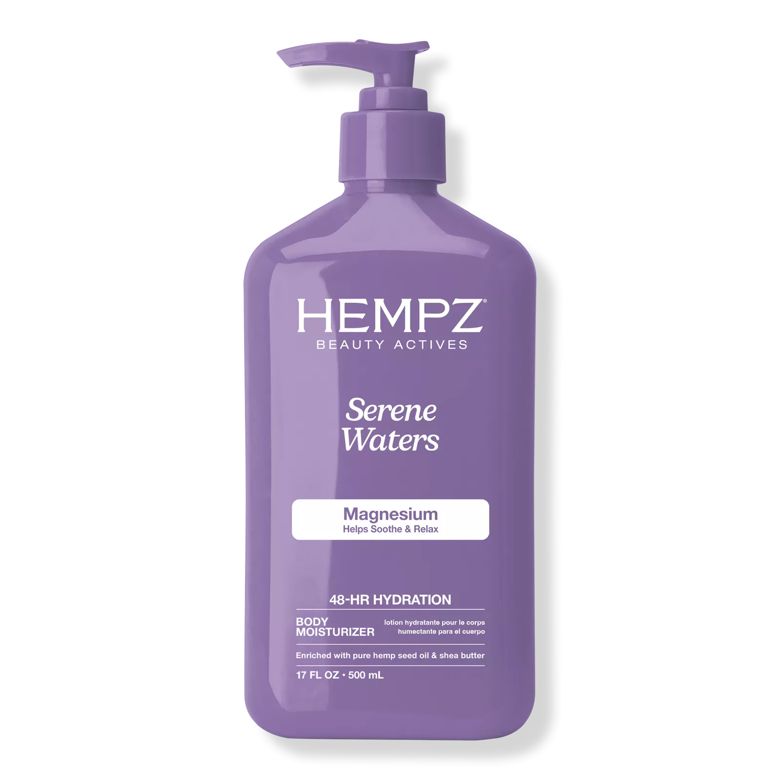 Serene Waters Body Moisturizer with Magnesium by Hempz