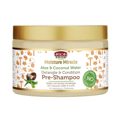 Moisture Miracle Aloe and Coconut Water Detangle and Condition Pre-Shampoo by African Pride