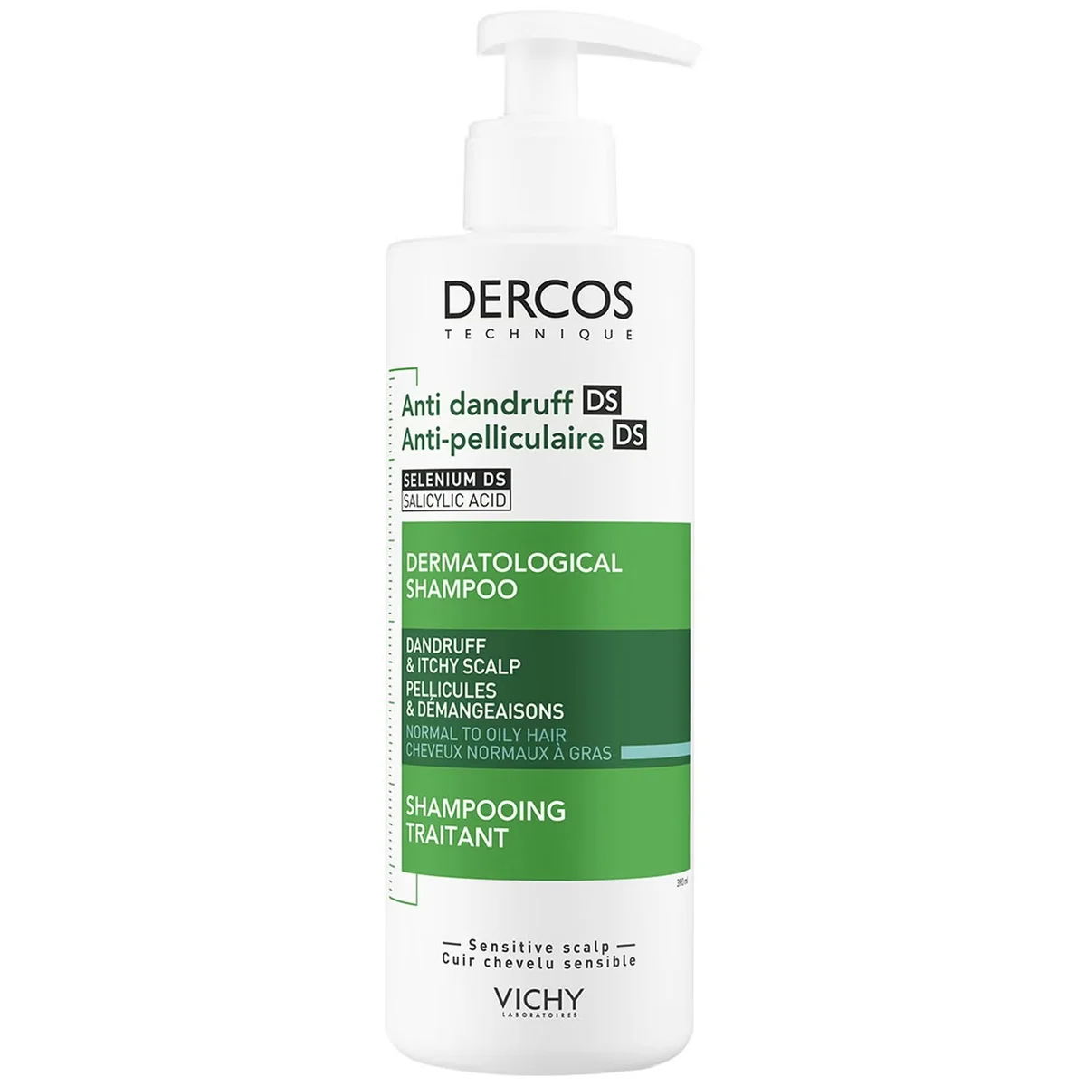 Dercos Normal to Oily Hair Anti-Dandruff Shampoo by Vichy