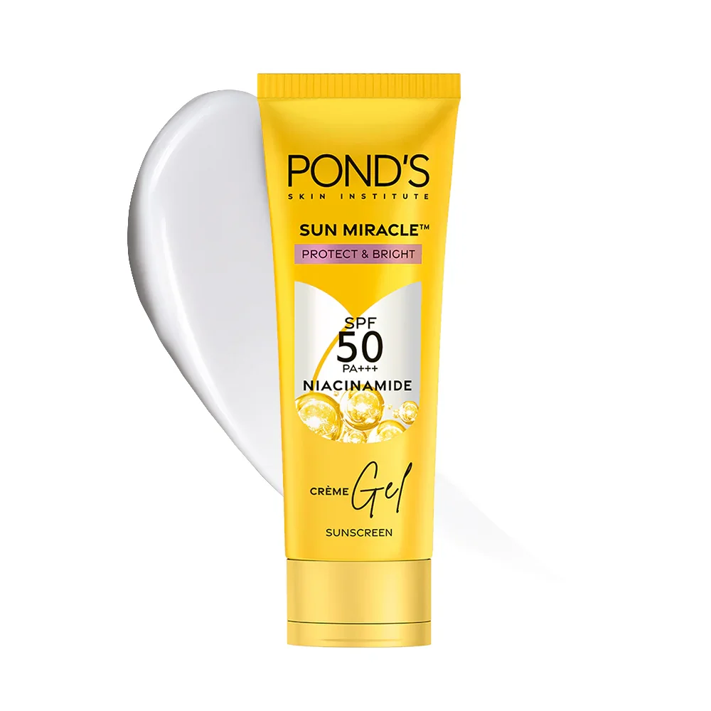 Sun Miracle Protect & Bright SPF 50 Creme Gel Sunscreen by Ponds