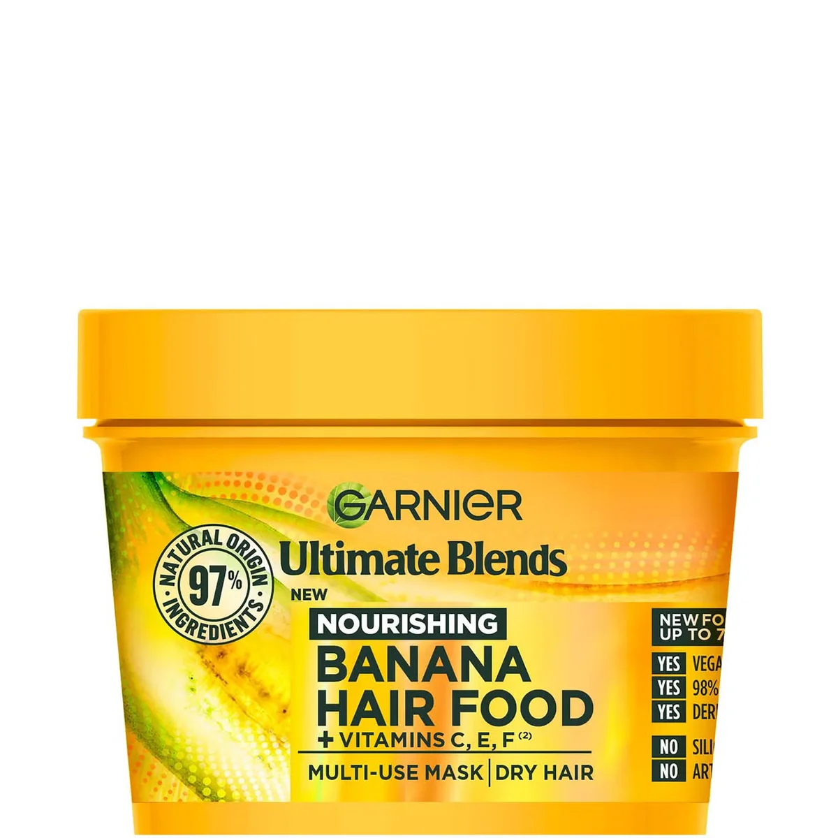Ultimate Blends Hair Food Banana 3-in-1 Dry Hair Mask Treatment by Garnier
