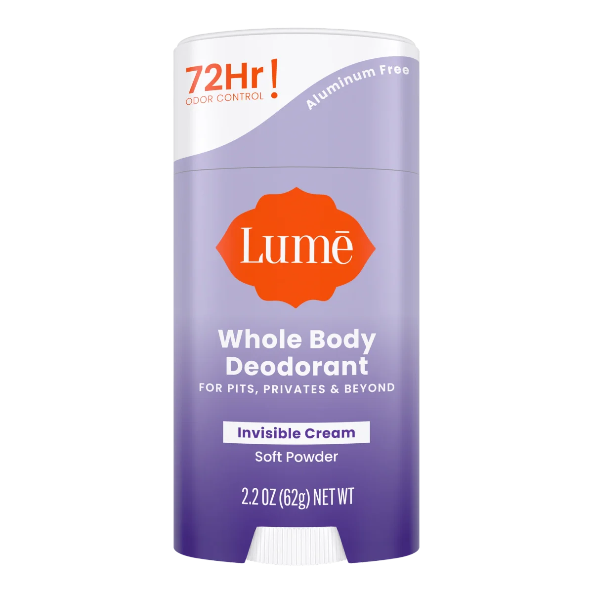 Soft Powder Whole Body Cream Stick Deodorant by Lume