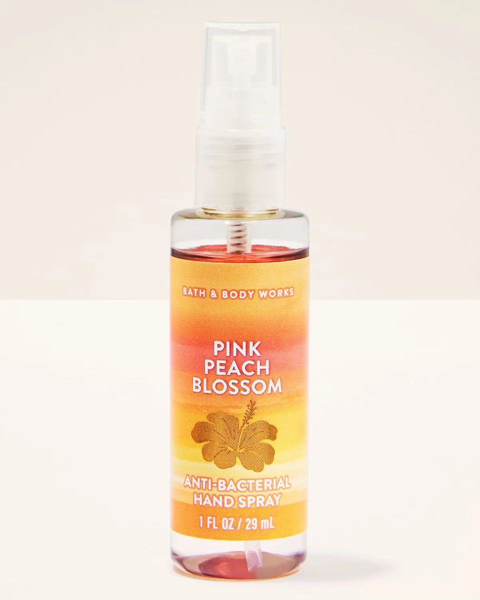 Pink Peach Blossom Hand Sanitizer Spray by Bath & Body Works