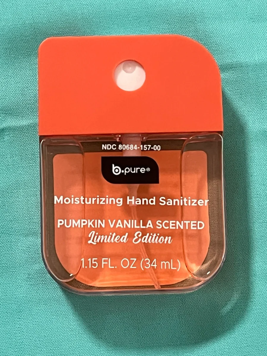 Pumpkin Vanilla Moisturizing Hand Sanitizer by b pure