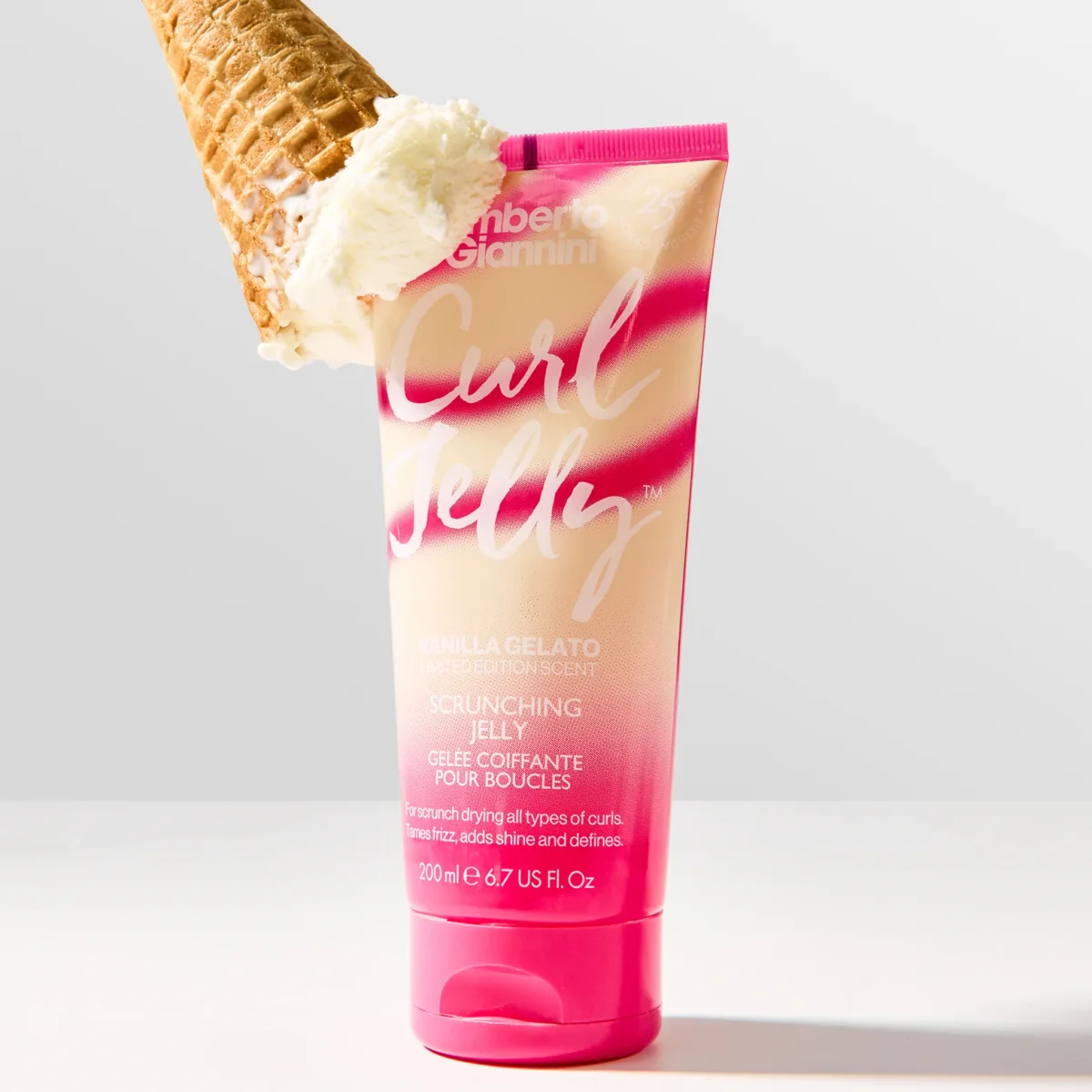 Vanilla Gelato Curl Jelly Scrunching Jelly by Umberto Giannini