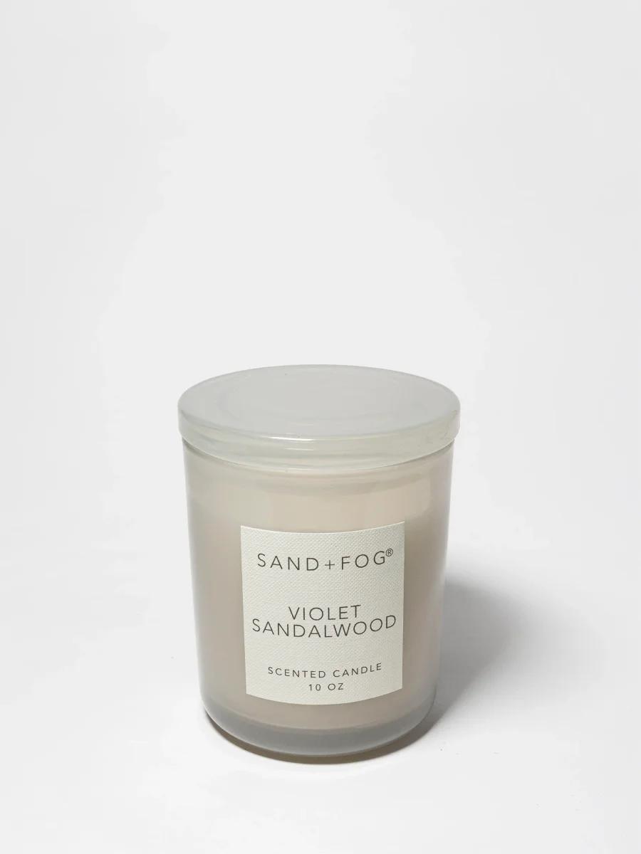 Violet Sandalwood Candle by Sand + Fog