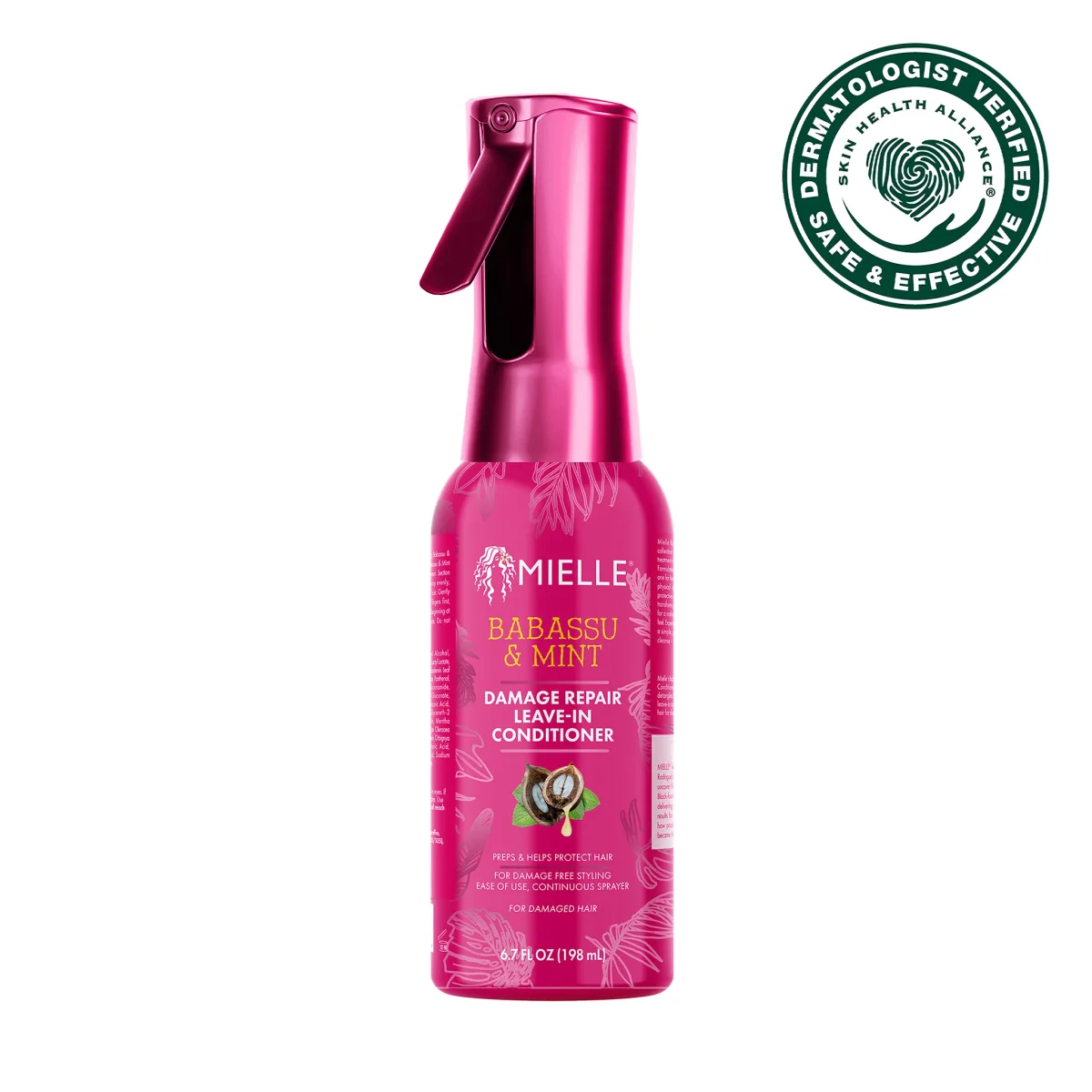 Babassu & Mint Damage Repair Leave-In Conditioner by Mielle Organics