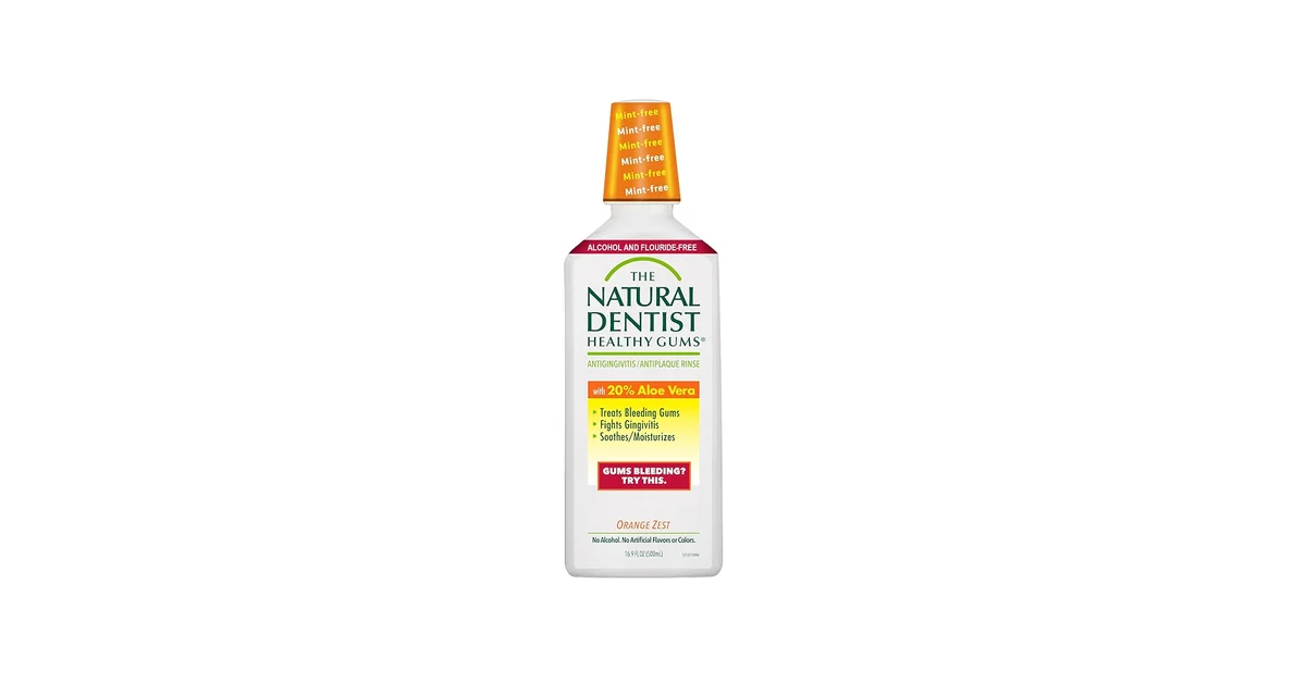 Orange Twist Mouthwash by The Natural Dentist