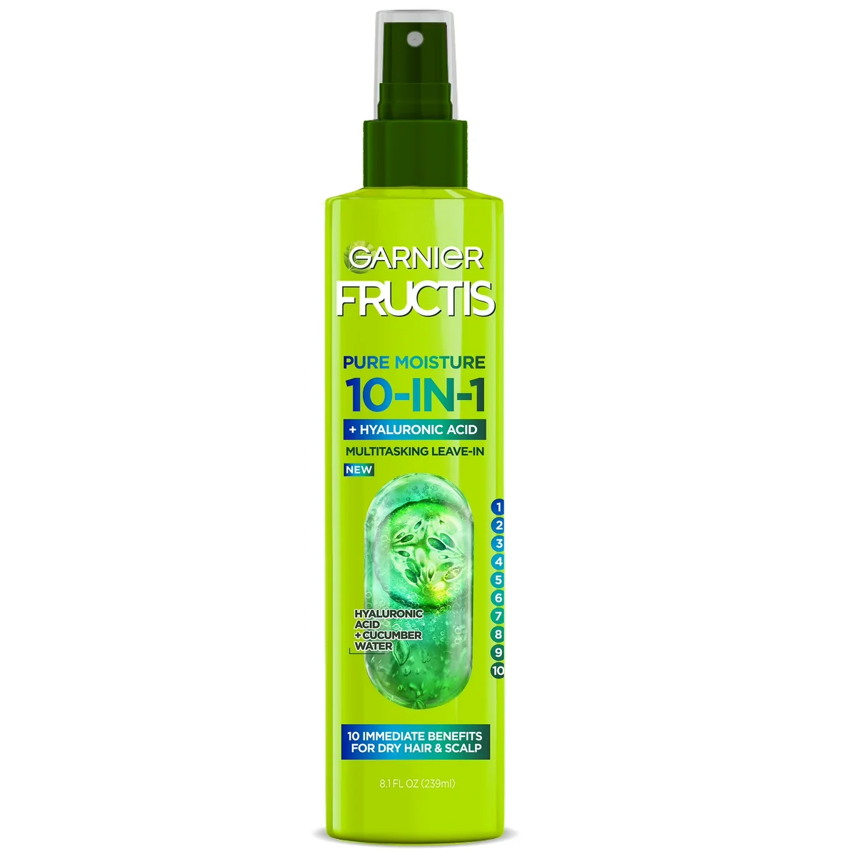 Fructis Pure Moisture 10-in-1 + Hyaluronic Acid Multitasking Leave In by Garnier