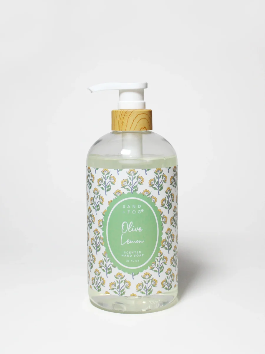 Olive Lemon Liquid Hand Soap by Sand + Fog