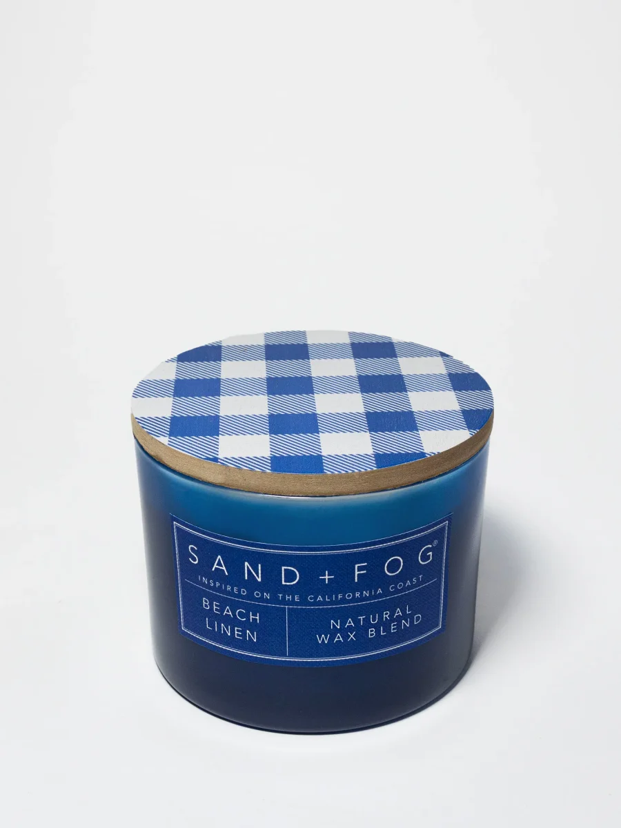 Beach Linen Candle by Sand + Fog