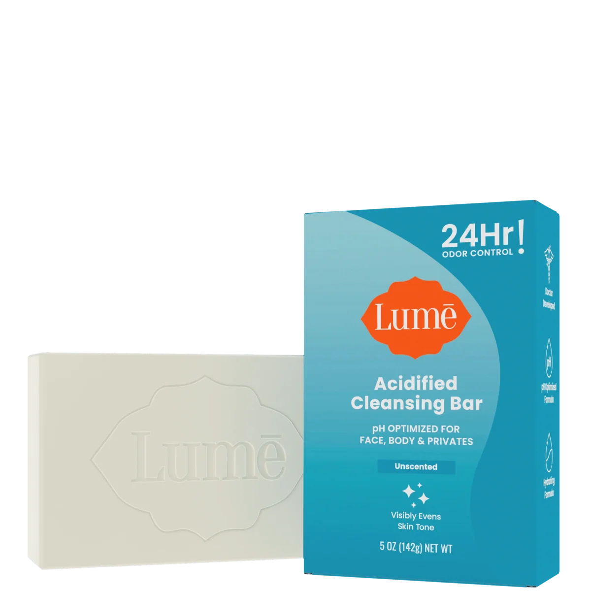 Unscented Acidified Cleansing Bar by Lume
