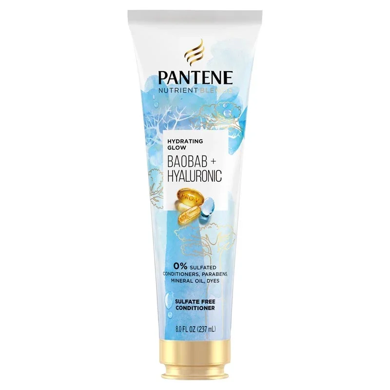 Hydrating Glow Baobab + Hyaluronic Sulfate Free Conditioner by Pantene