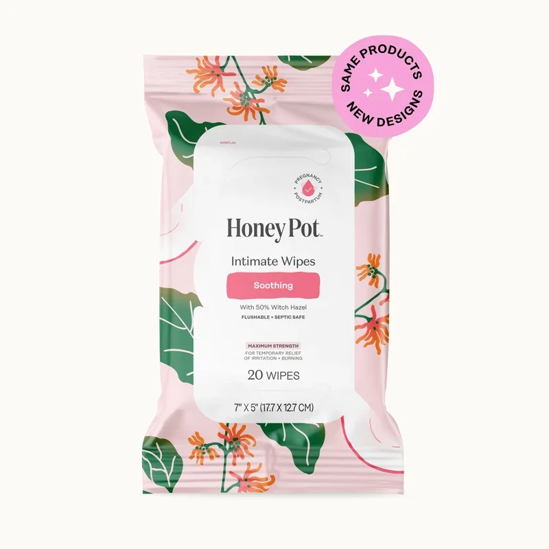 Soothing Witch Hazel Intimate Wipes by The Honey Pot