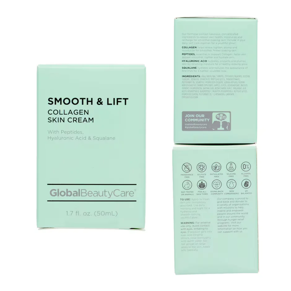 Smooth & Lift Collagen Skin Cream by Global Beauty Care