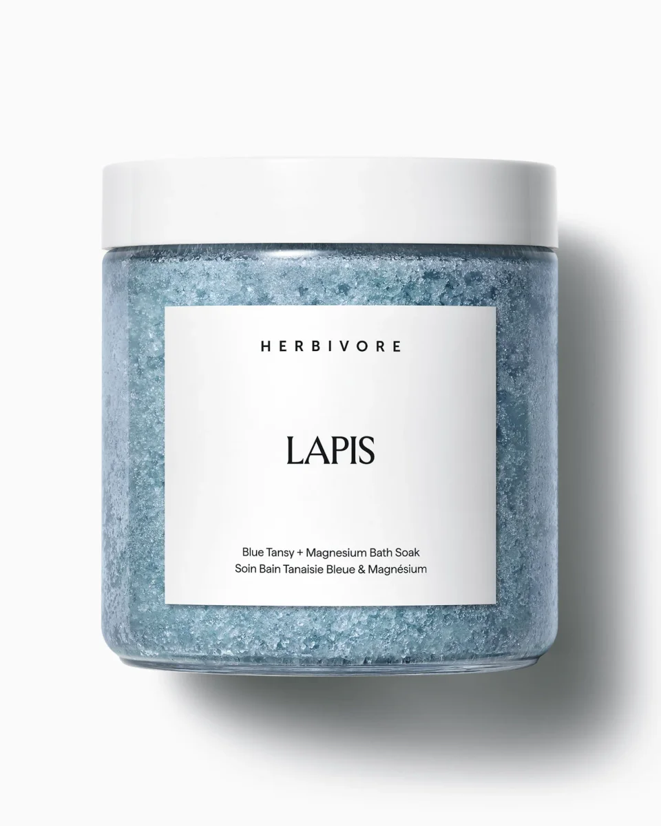 Lapis Blue Tansy + Magnesium Bath Soak by HERBIVORE