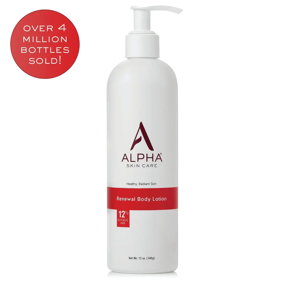 Renewal Body Lotion 12% Glycolic AHA by Alpha Skin