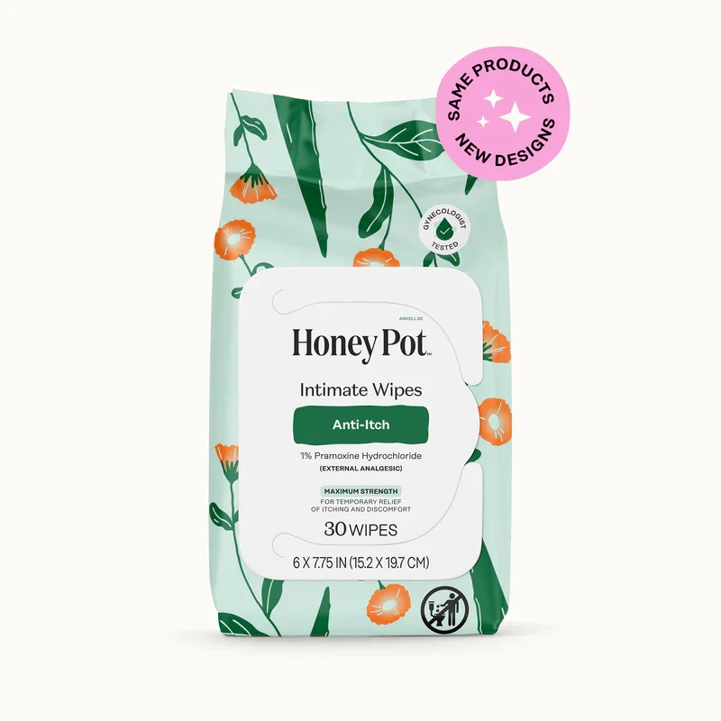 Anti-Itch Intimate Wipes by The Honey Pot
