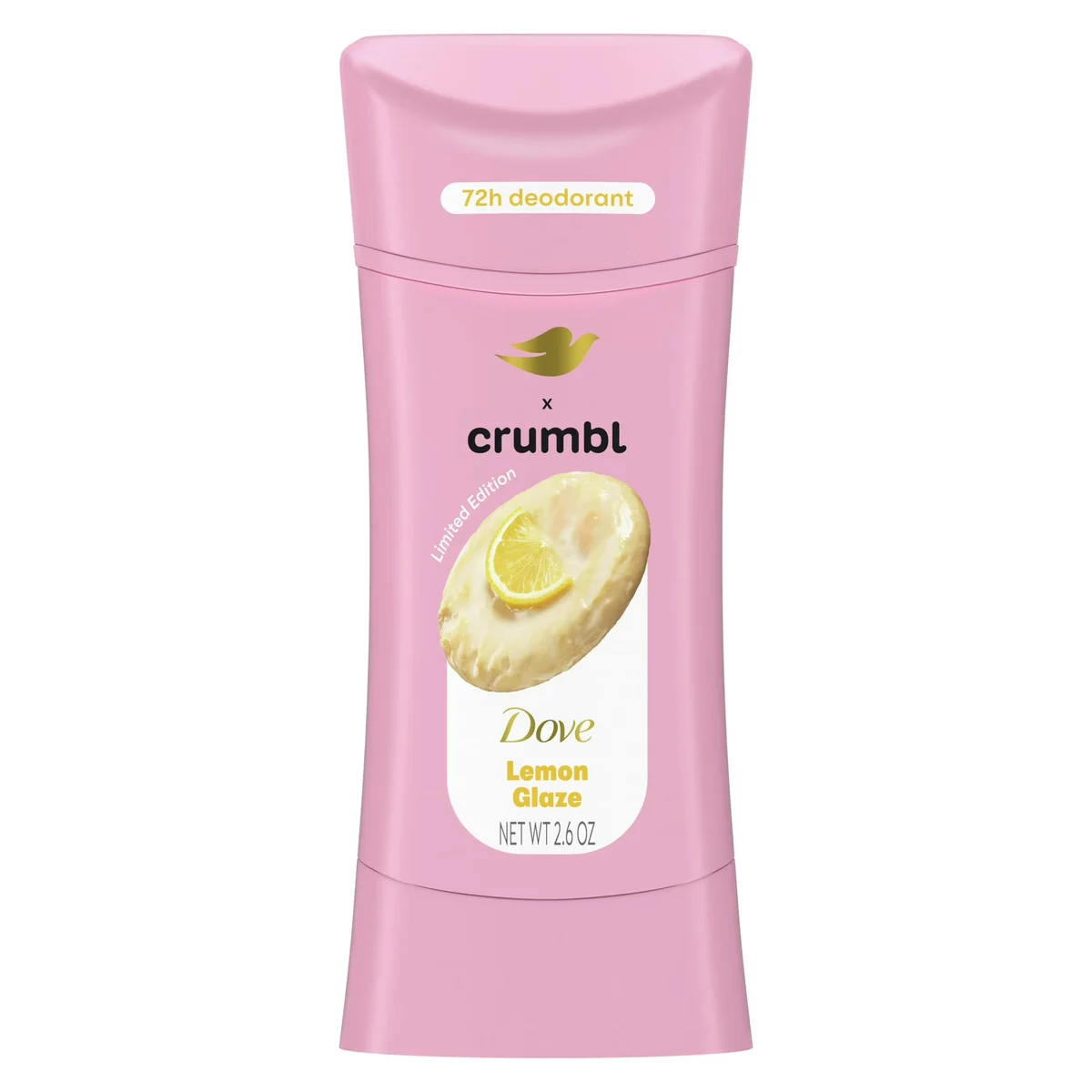 Crumbl Lemon Glaze Deodorant Stick by Dove