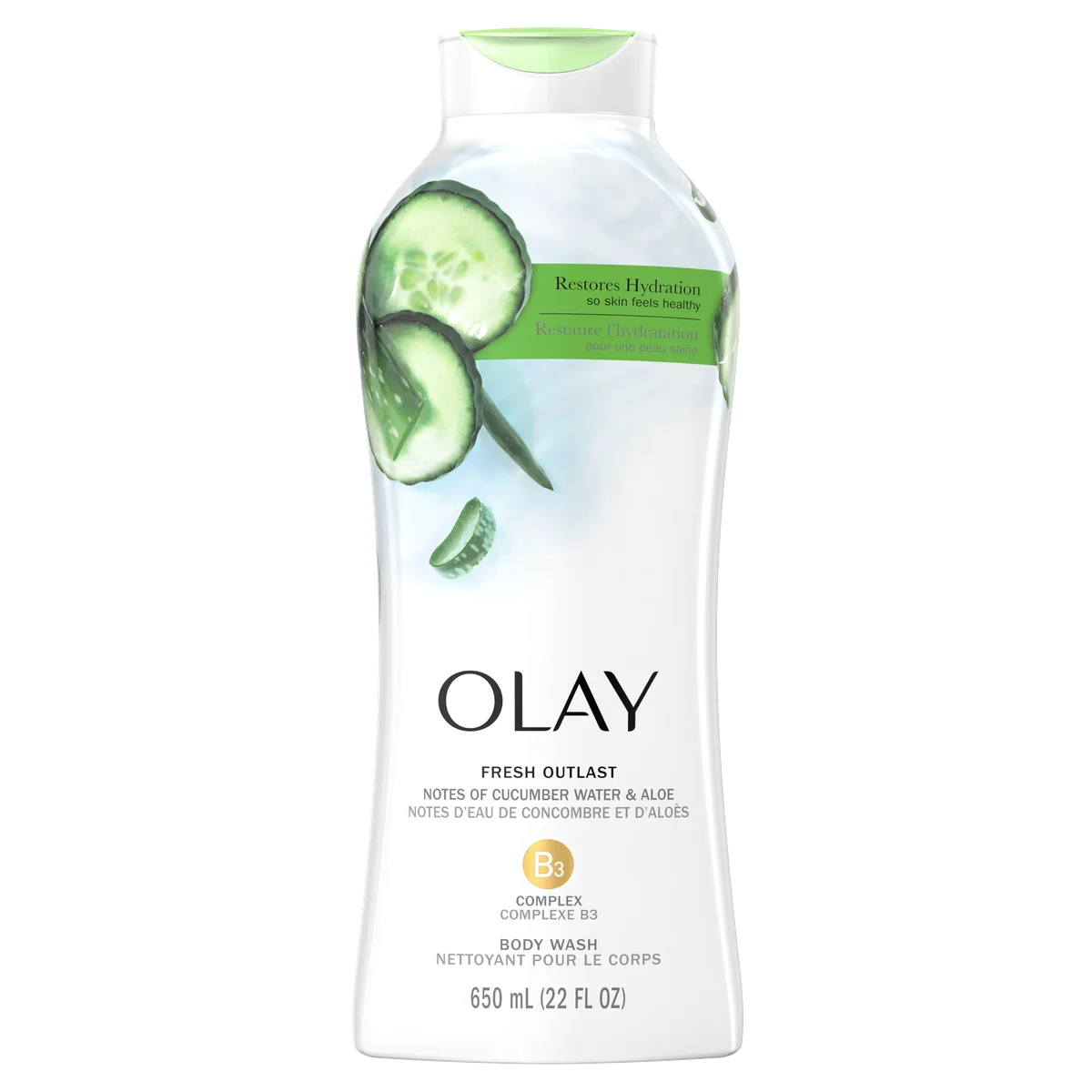 Cucumber & Aloe Water Fresh Radiance Body Wash by Olay