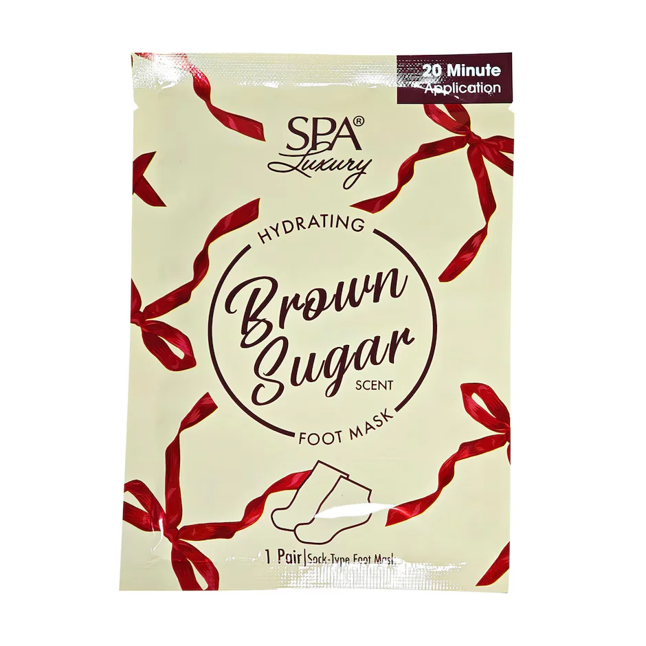 Hydrating Brown Sugar Foot Mask by Spa Luxury