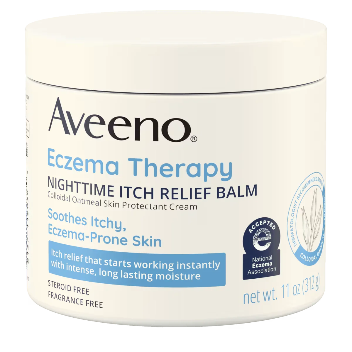 Eczema Therapy Nighttime Itch Relief Balm by Aveeno