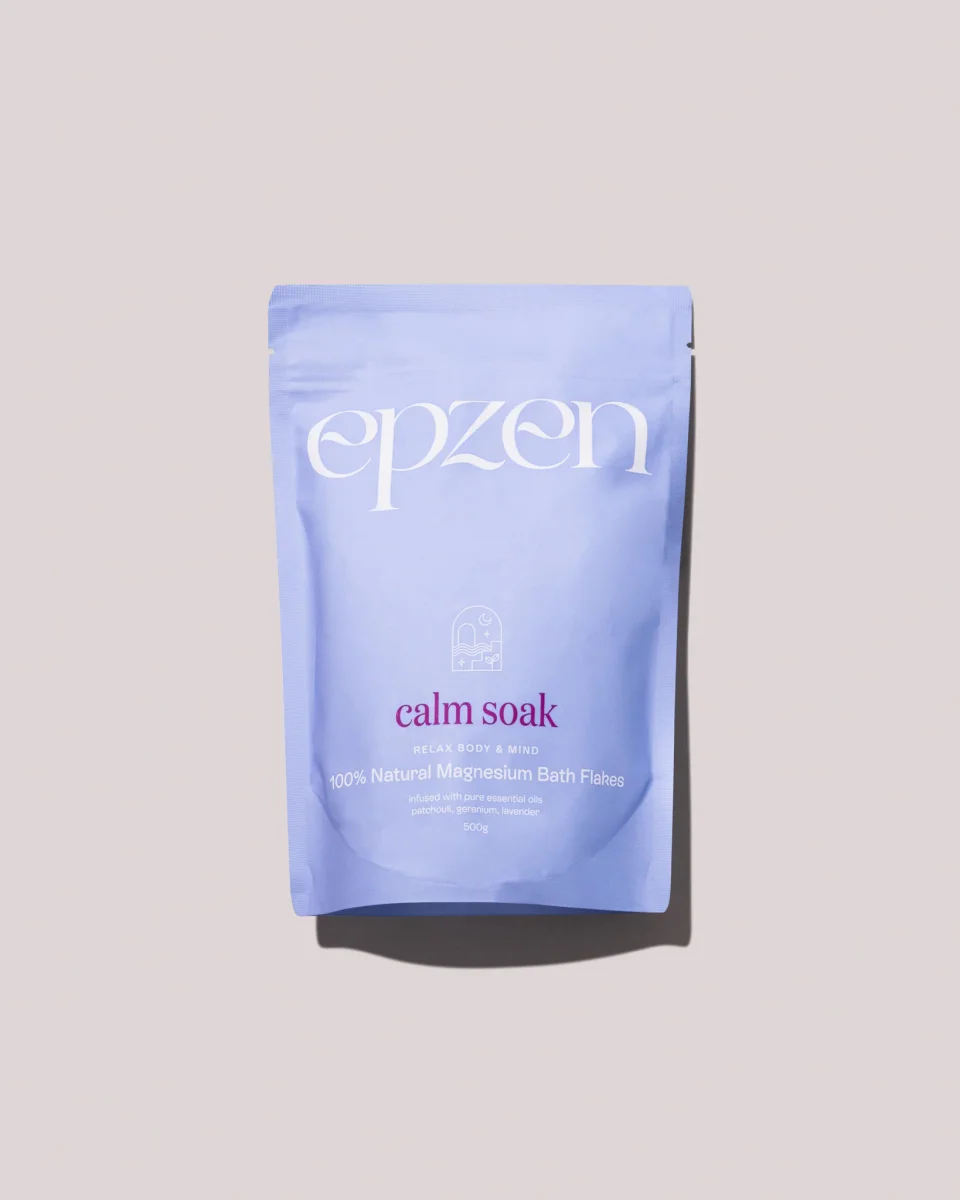Calm Soak Magnesium Bath Flakes by Epzen