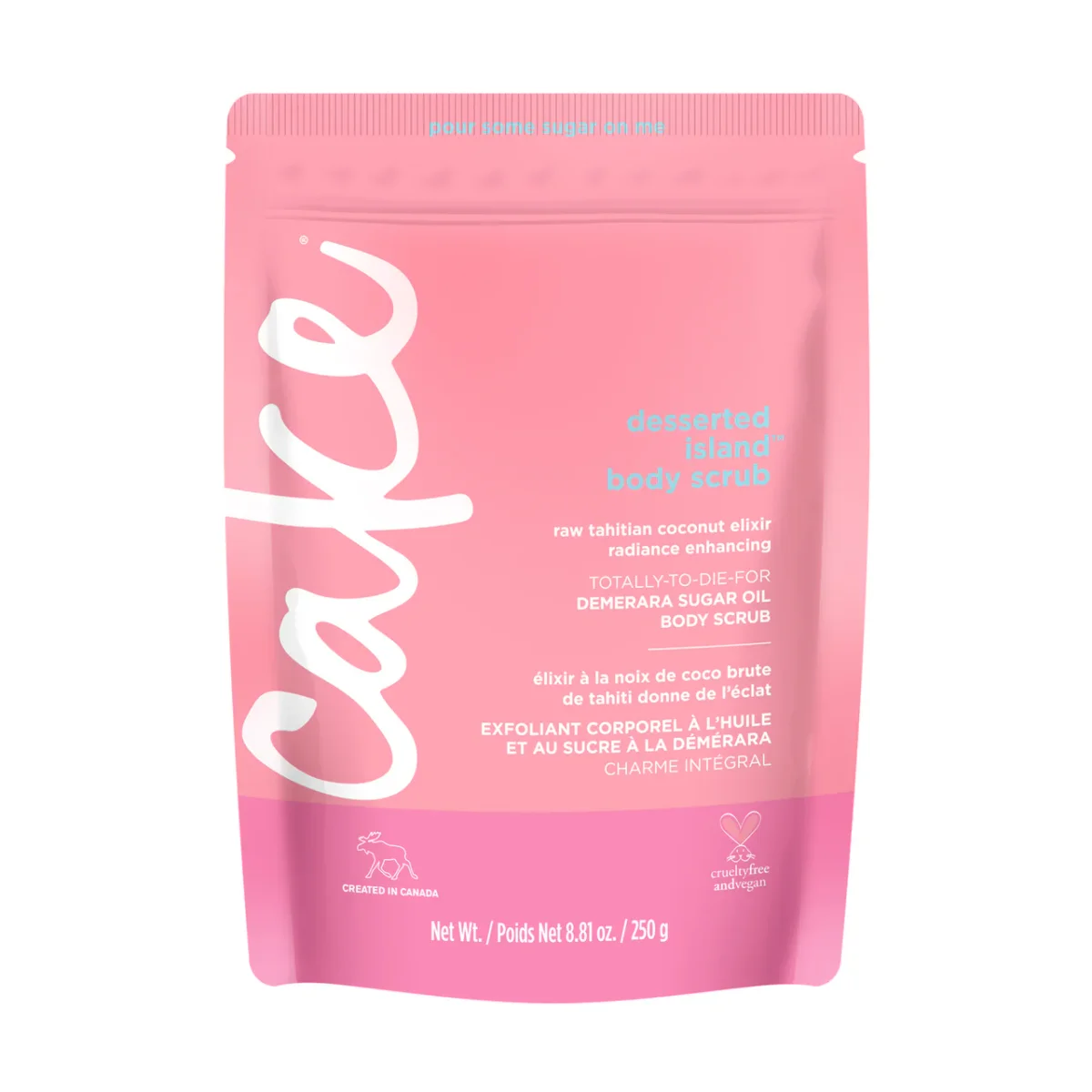 Desserted Island Demerara Sugar Oil Body Scrub by Cake Beauty