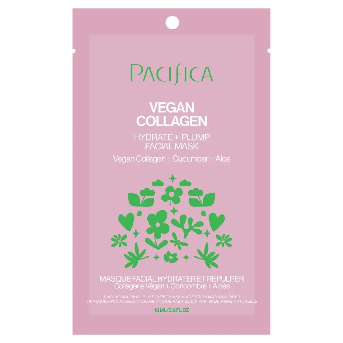 Vegan Collagen Hydrate & Plump Facial Mask by Pacifica