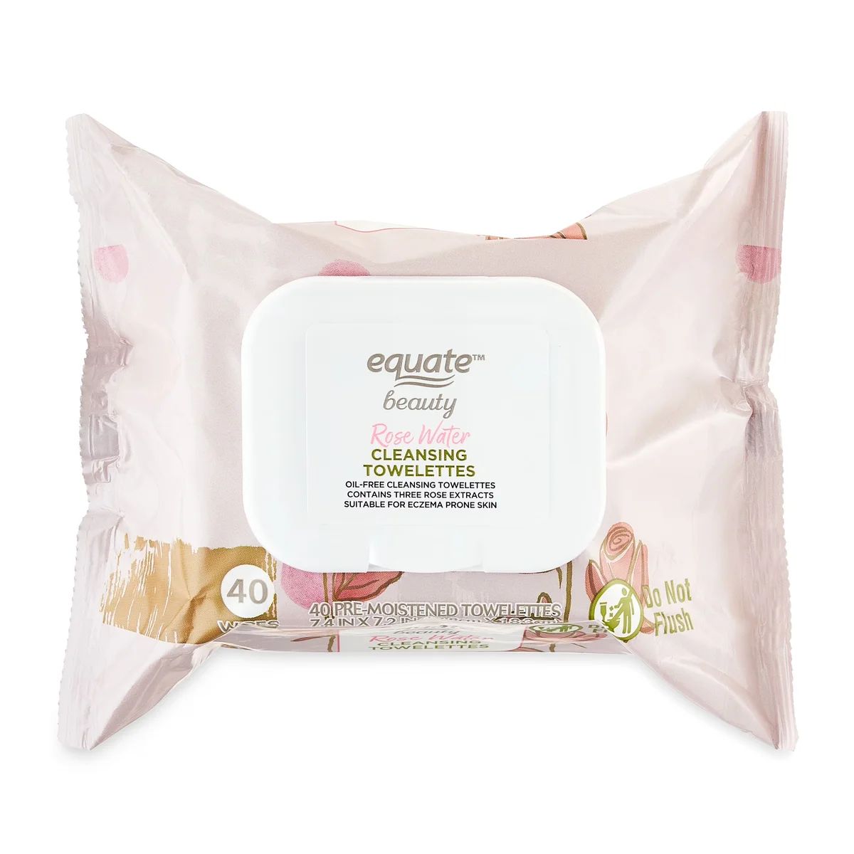 Rose Water Cleansing Towelettes by Equate