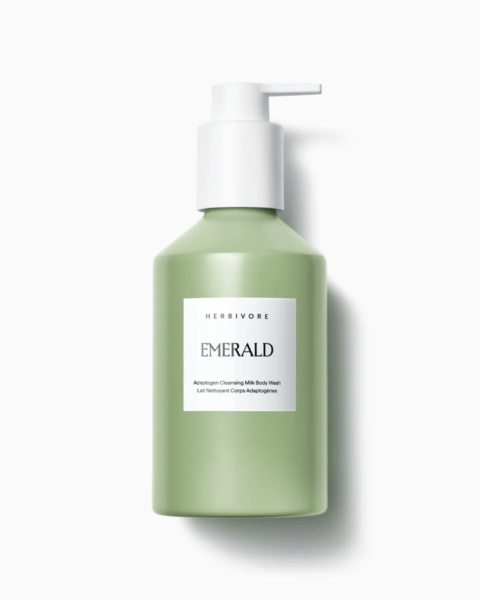 Emerald Adaptogen Cleansing Milk Body Wash by HERBIVORE