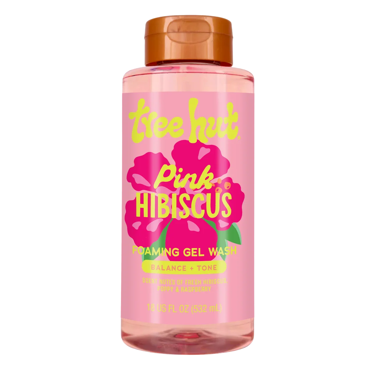 Pink Hibiscus Foaming Gel Wash by Tree Hut
