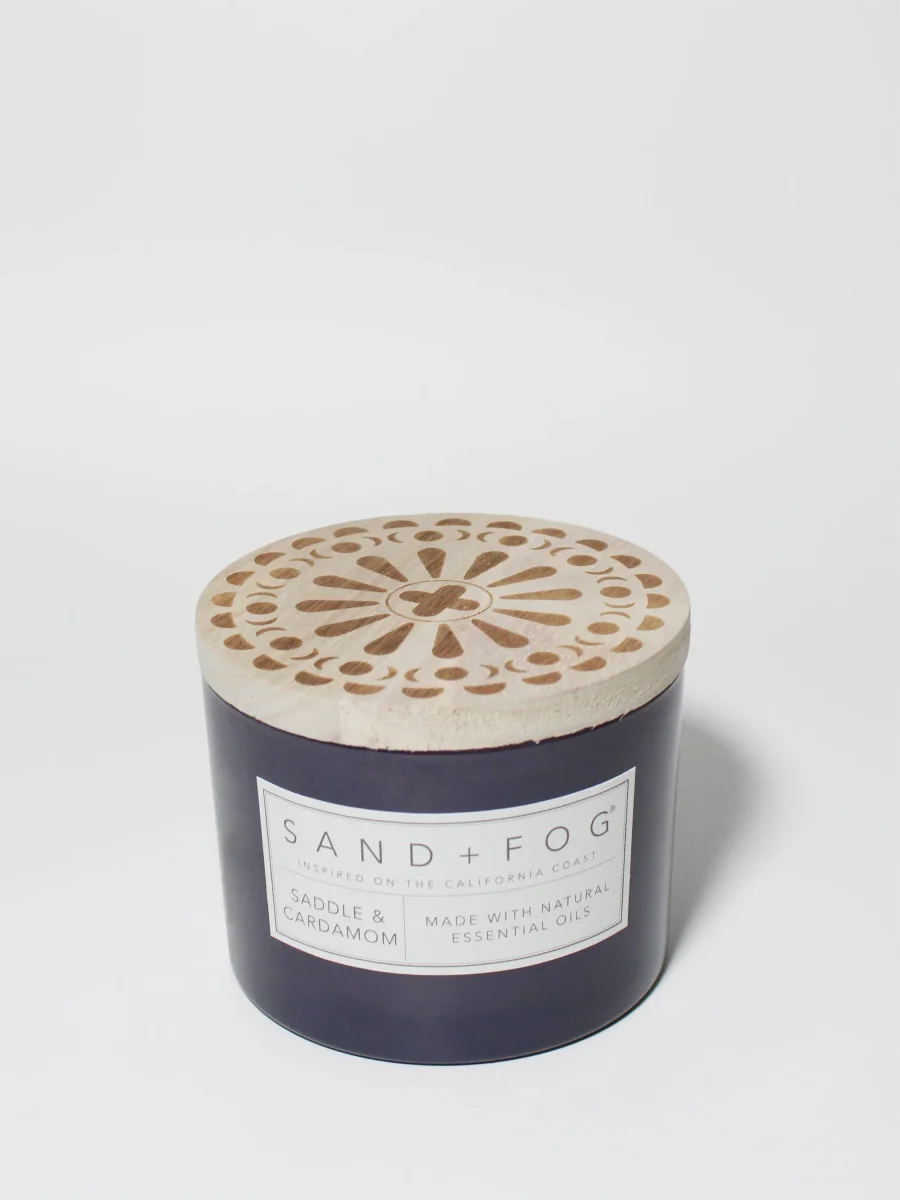 Saddle & Cardamom Candle by Sand + Fog