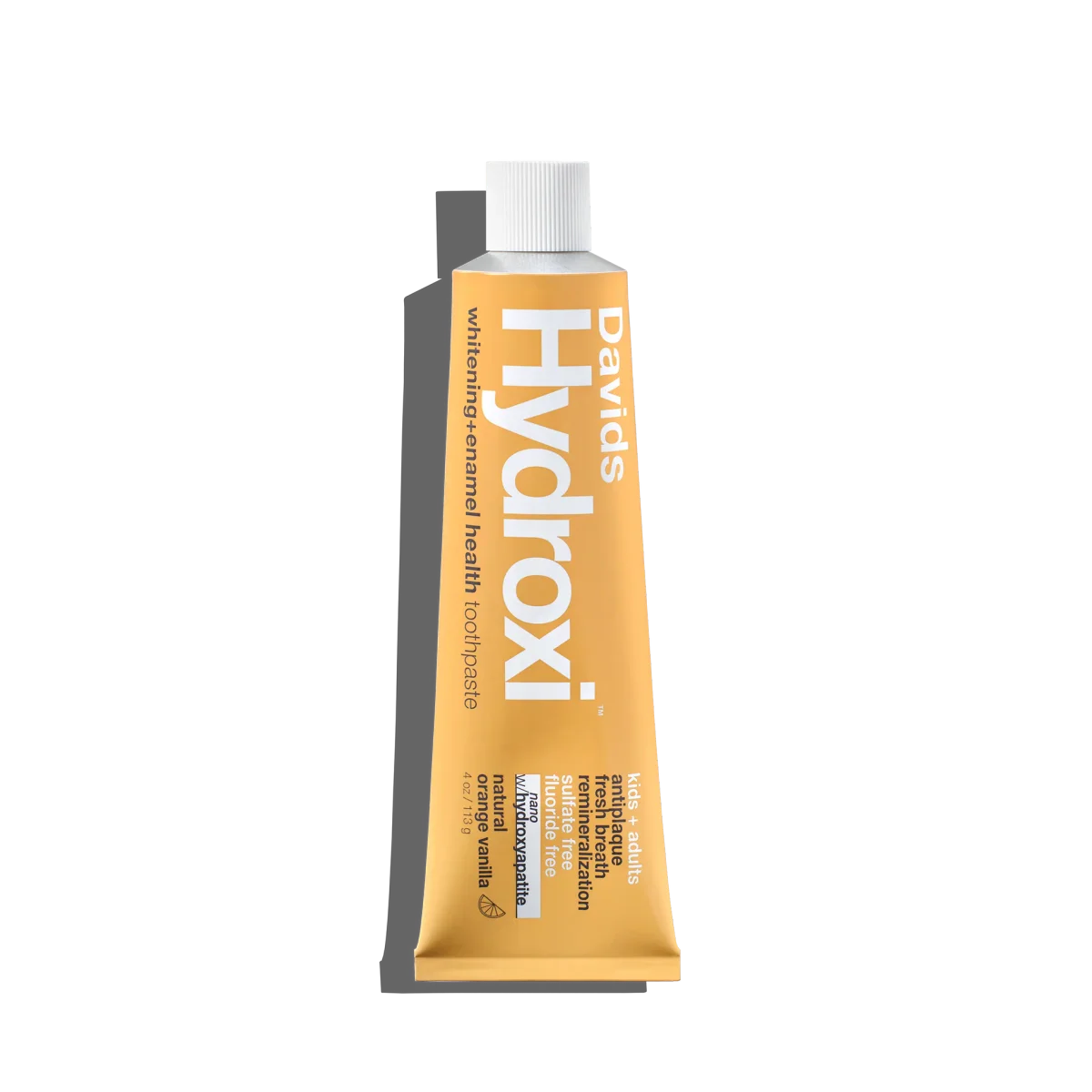 Natural Orange Vanilla Whitening + Enamel Health Toothpaste by Davids