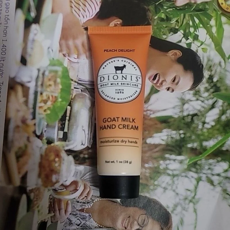Peach Delight Goat Milk Hand Cream by Dionis