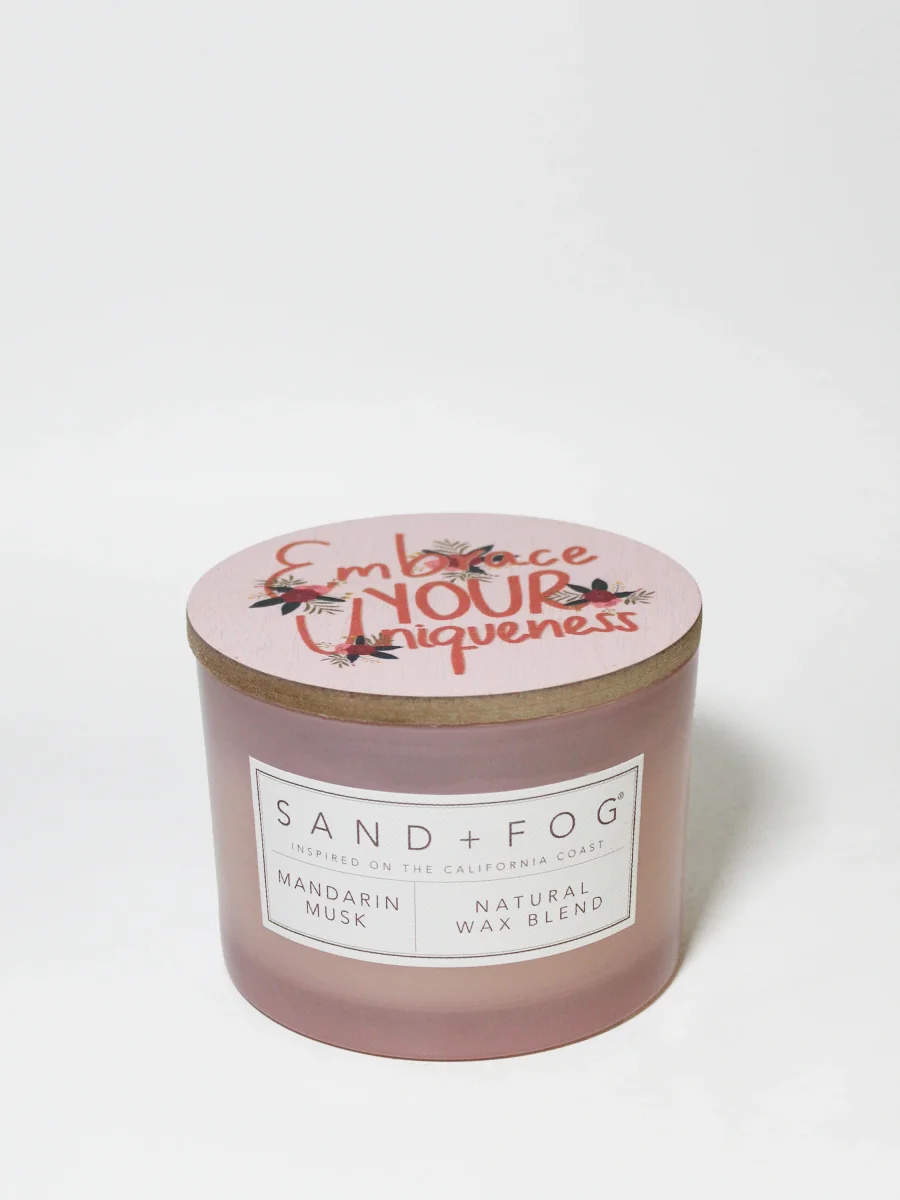 Mandarin Musk Candle by Sand + Fog