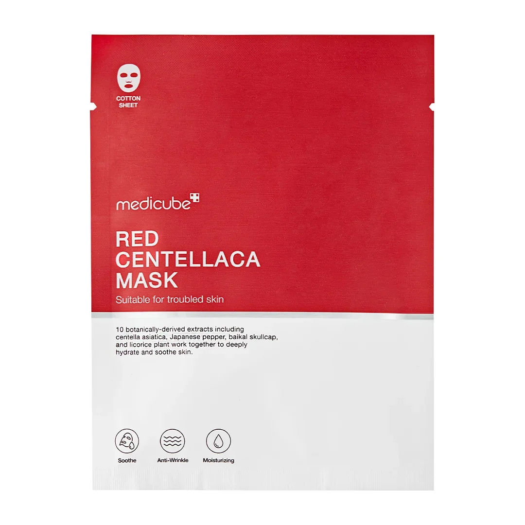 Red Centellaca Mask by Medicube