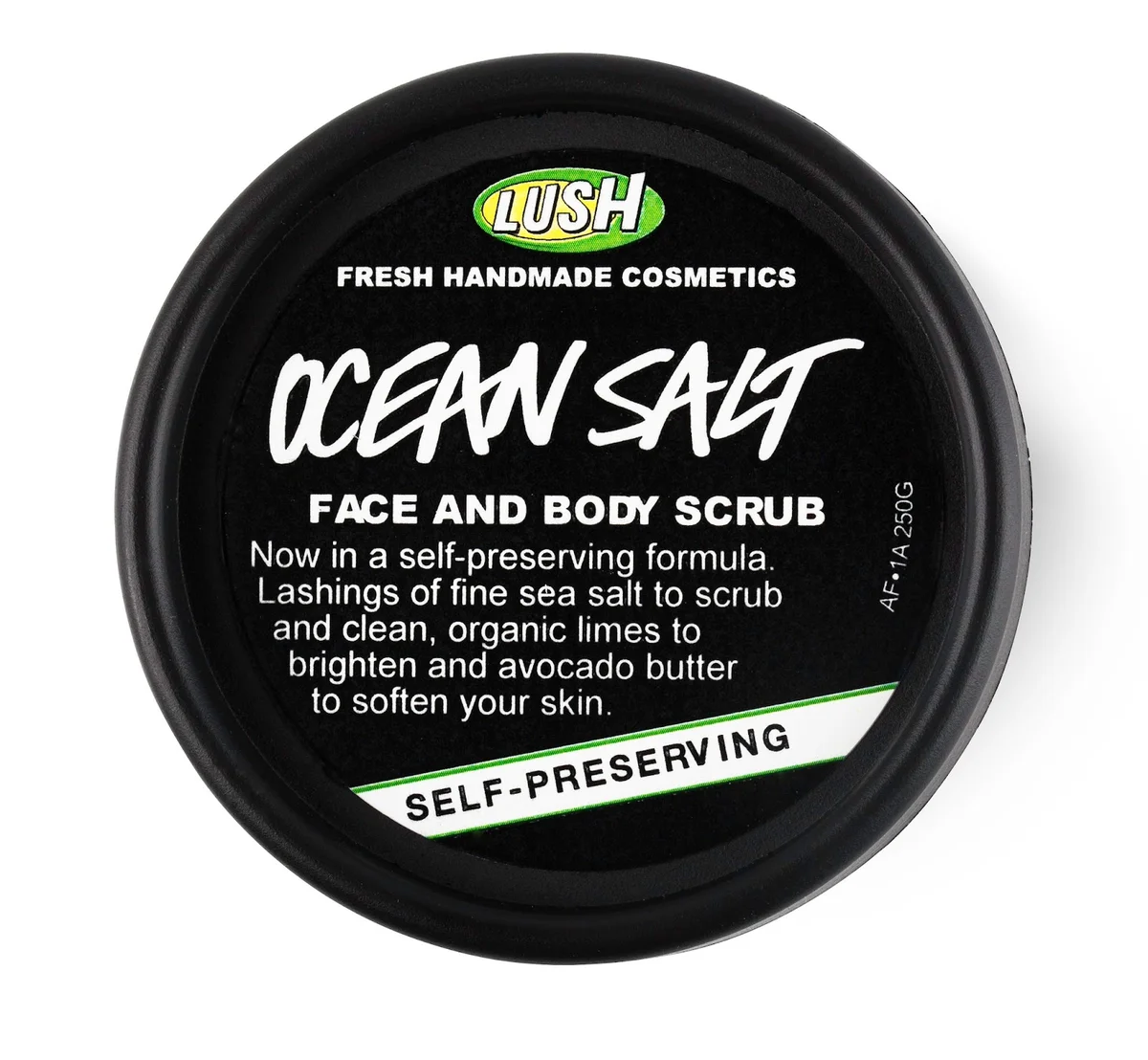 Ocean Salt Self-Preserving and Alcohol-Free Face and Body Scrub by LUSH