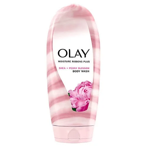 Shea + Peony Blossom Moisture Ribbons Plus Body Wash by Olay