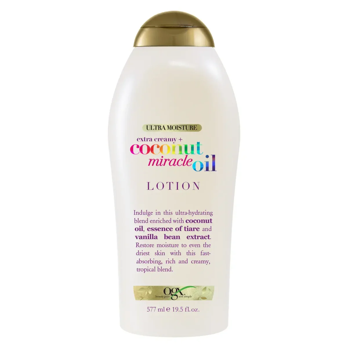 Extra Creamy + Coconut Miracle Oil Ultra Moisture Lotion by OGX