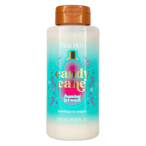 Candy Cane Foaming Gel Wash by Tree Hut