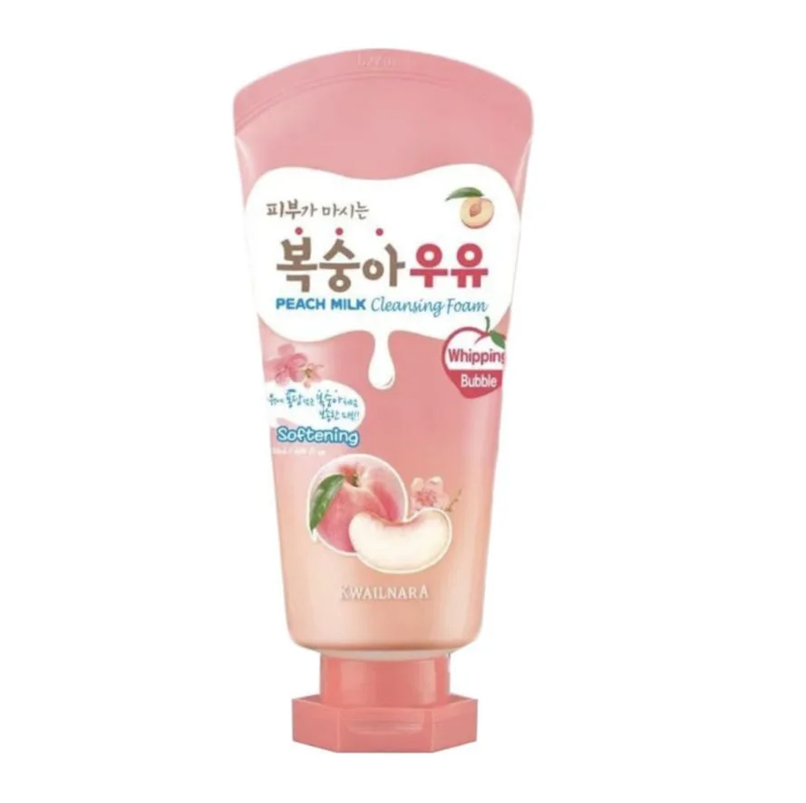 Peach Milk Cleansing Foam by Kwailnara