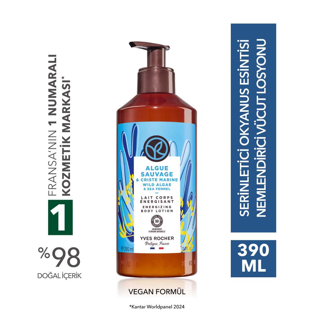 Algue Sauvage & Criste Marine Energizing Body Lotion by Yves Rocher