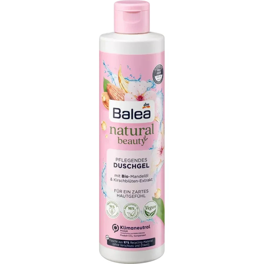 Natural Beauty Almond & Cherry Blossom Shower Gel by Balea