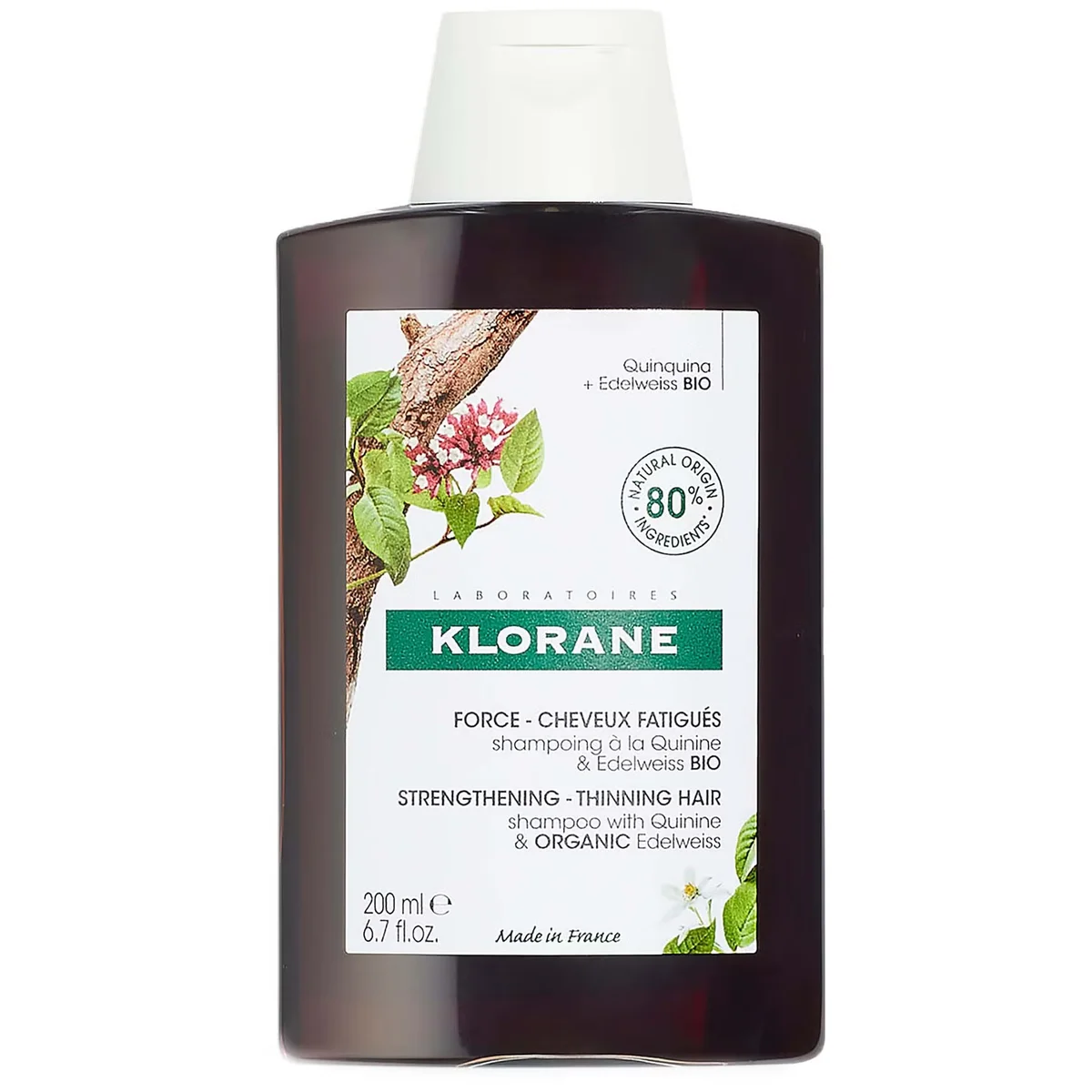 Strengthening Thinning Hair Shampoo with Quinine by Klorane