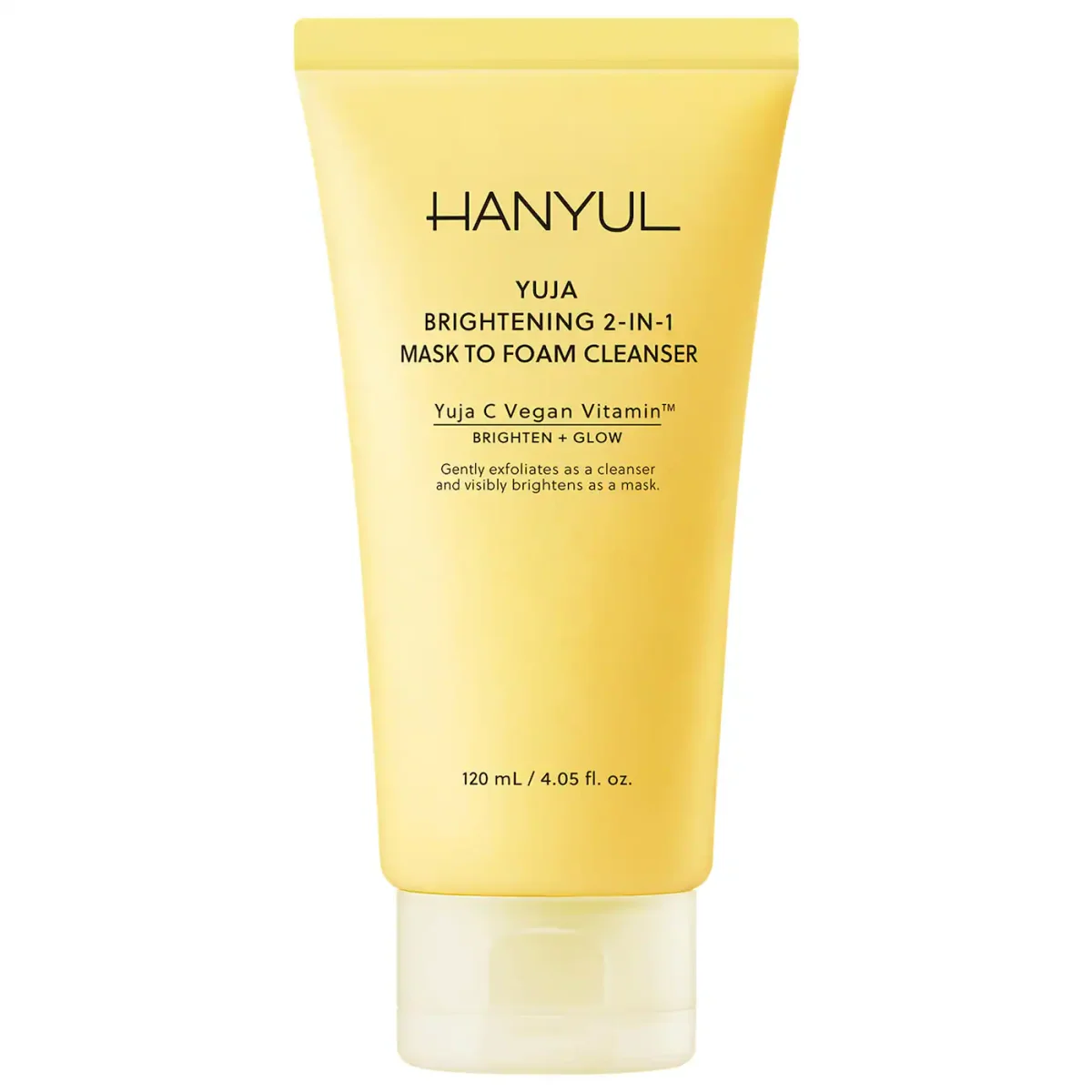 Yuja Brightening 2-in-1 Mask to Foam Cleanser by Hanyul
