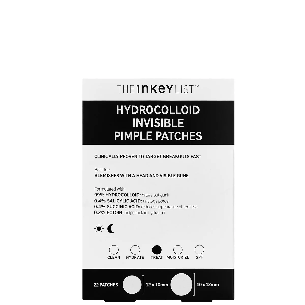 Hydrocolloid Invisible Pimple Patches by The INKEY List
