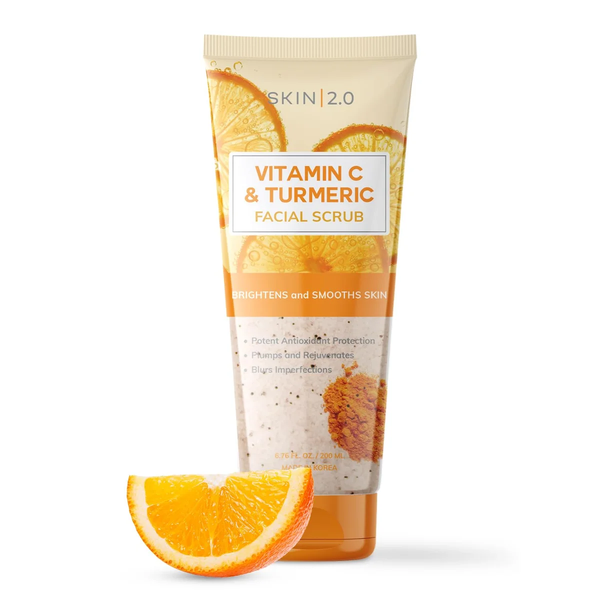 Vitamin C & Turmeric Facial Scrub by Skin 2.0