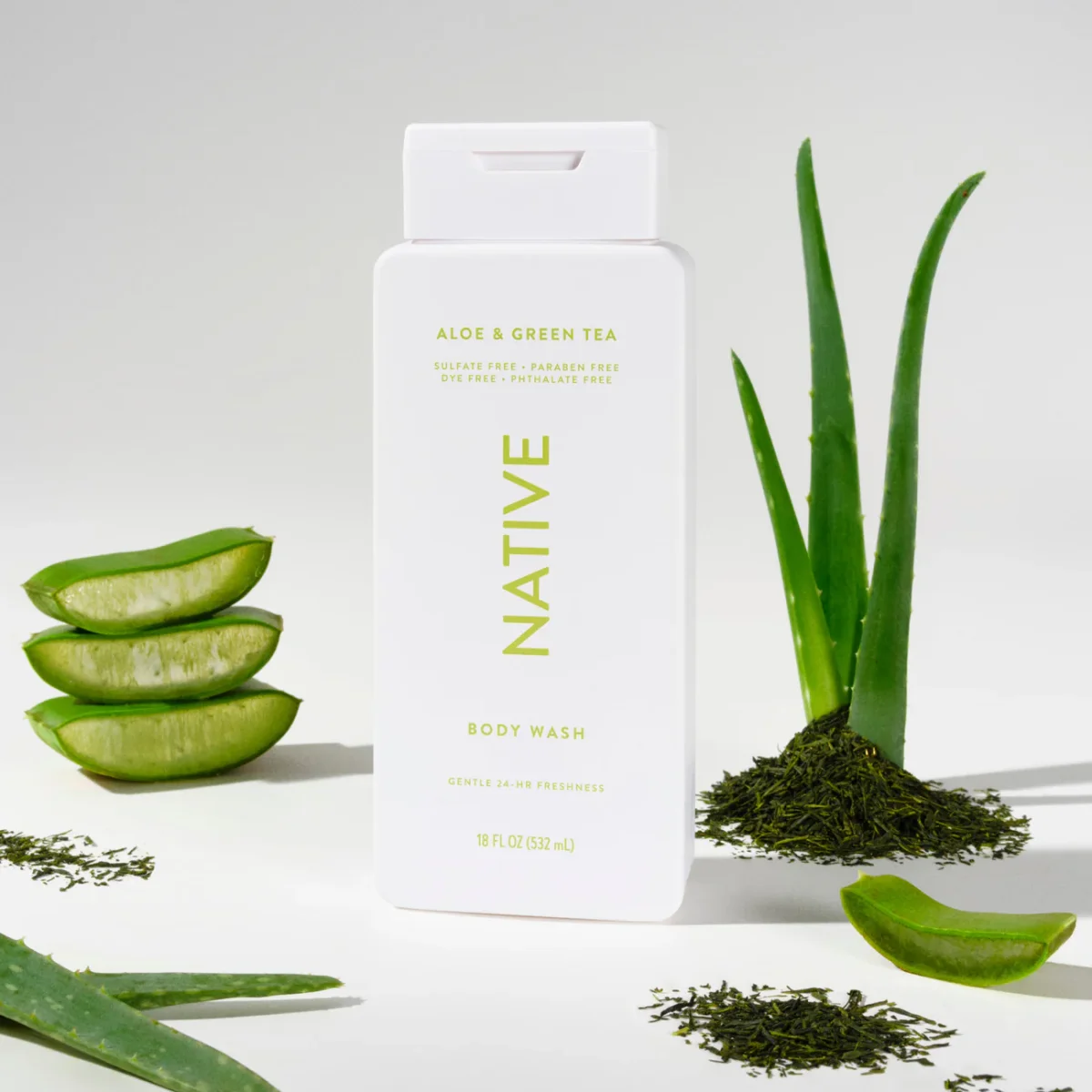 Aloe & Green Tea Body Wash by Native