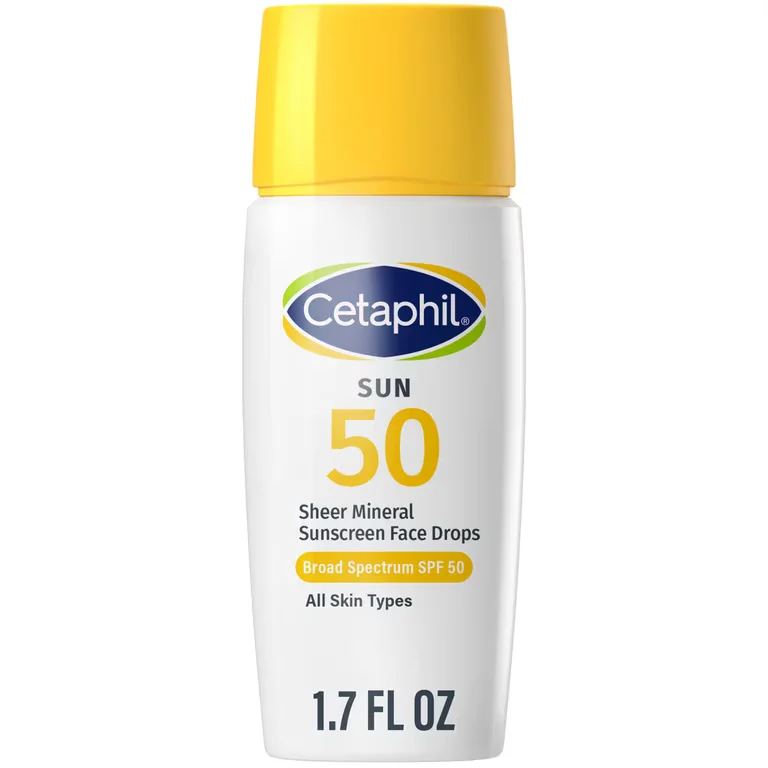 Sheer Mineral Sunscreen Face Drops SPF 50 by Cetaphil